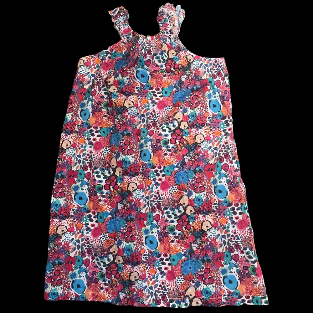CZ by Carolina Zapf New York Girls Size 6 Floral Sleeveless Dress